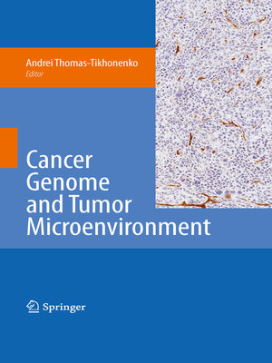 cover image of Cancer Genome and Tumor Microenvironment